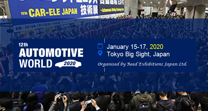 Book Your Space in AUTOMOTIVE WORLD 2020 (80% already booked.)